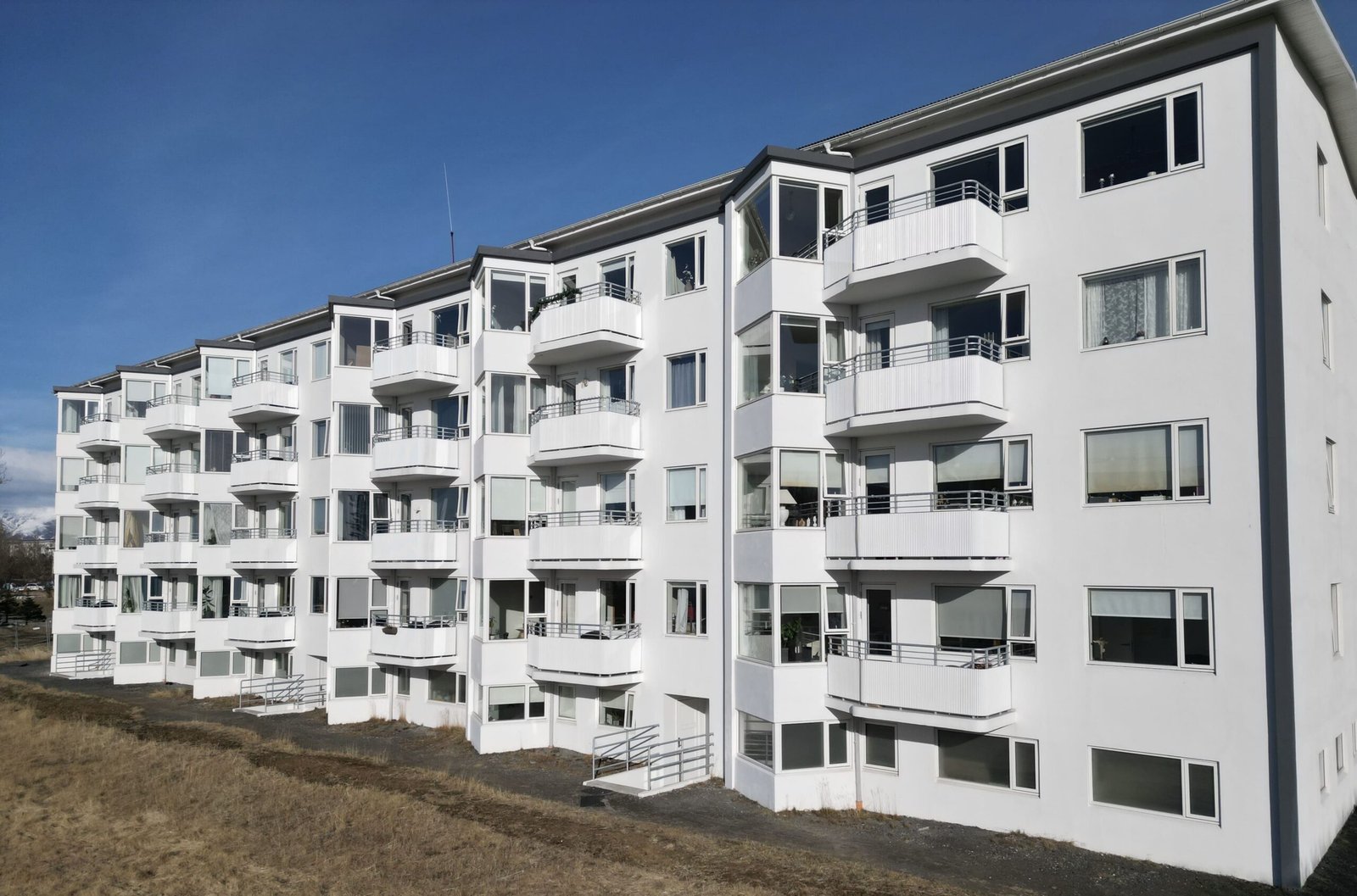 Loftmynd af byggingu – Esjan verktakar