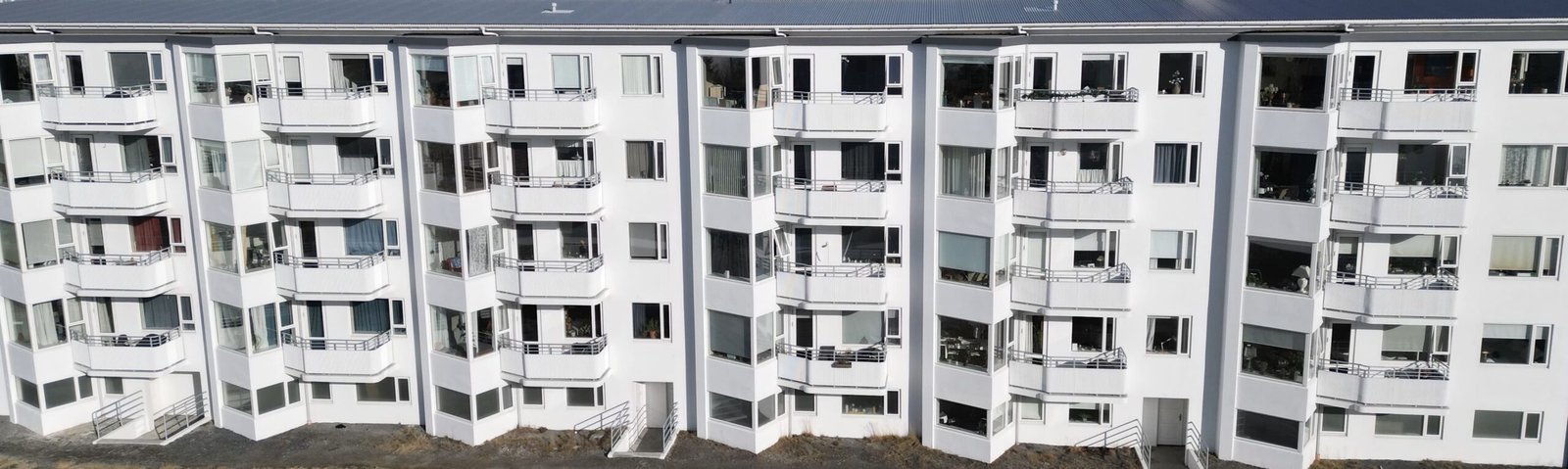 Loftmynd af byggingu – Esjan verktakar